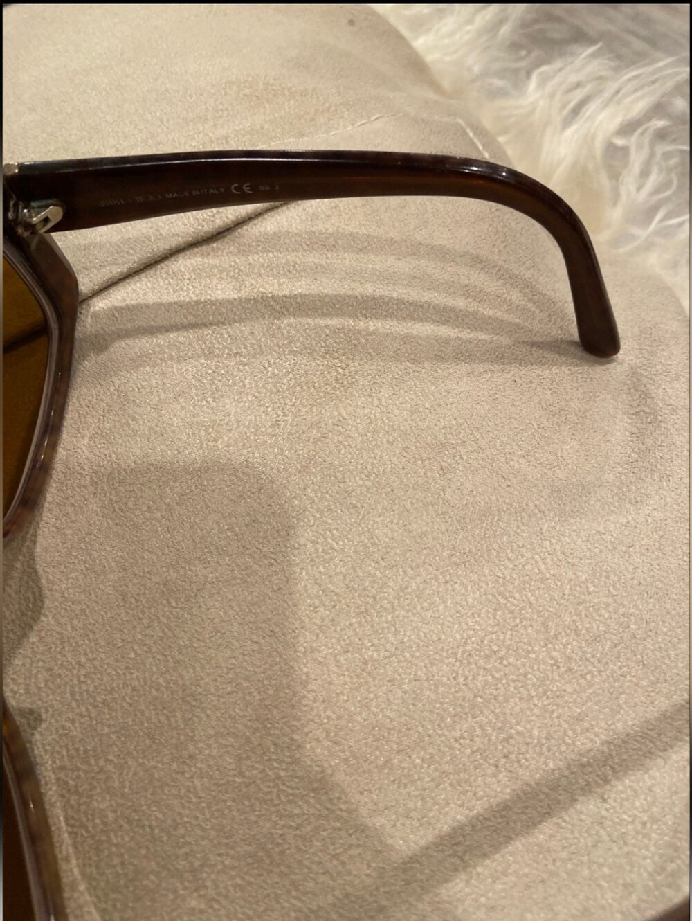 Jimmy Choo Tortoiseshell Oversized Rx Sunglasses with Case And COA - Picture 3 of 14